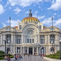 Palacio de Bellas Artes, Mexico City (Lúčnica 3.8.1973)