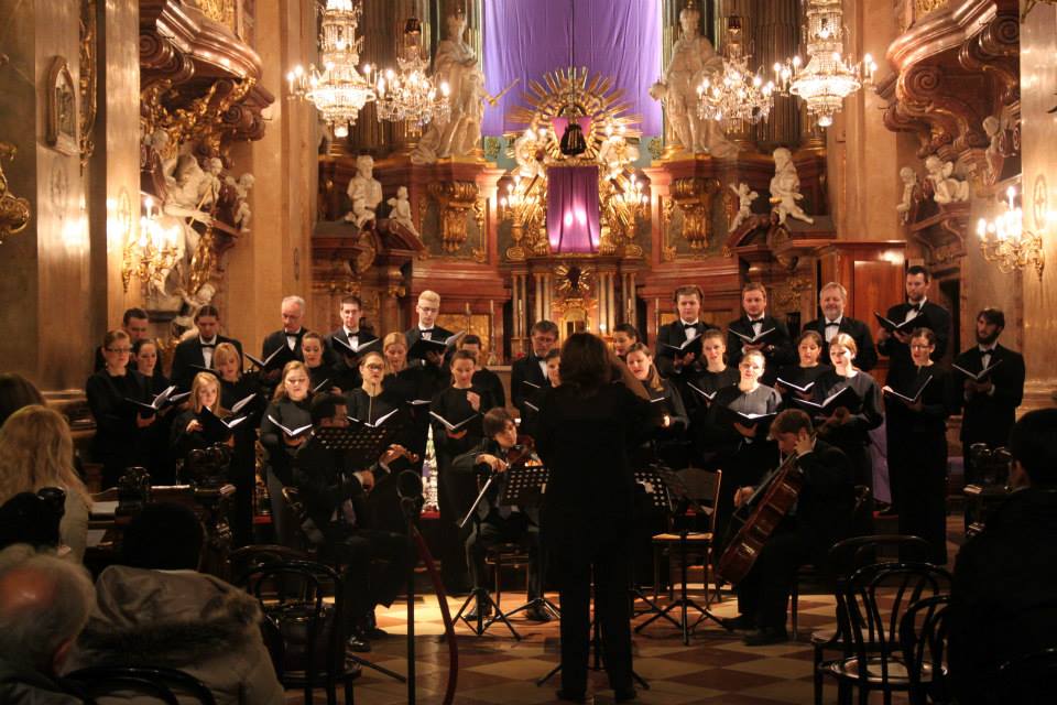 Veľkonočný koncertu zboru Lúčnica v Peterskirche vo Viedni 25. marca 2015.