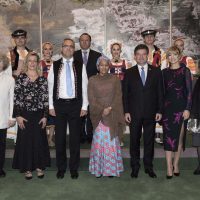 Group Photo in connection with the United Nations Day concert.