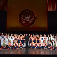 Lúčnica performed at United Nations Day concert. Photo: Pavol Harum.