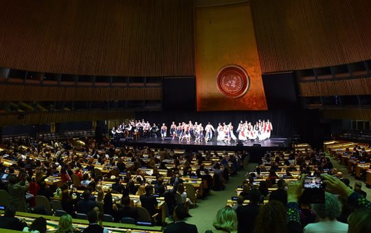 The whole world applauded Lúčnica and Slovakia at the UN in New York