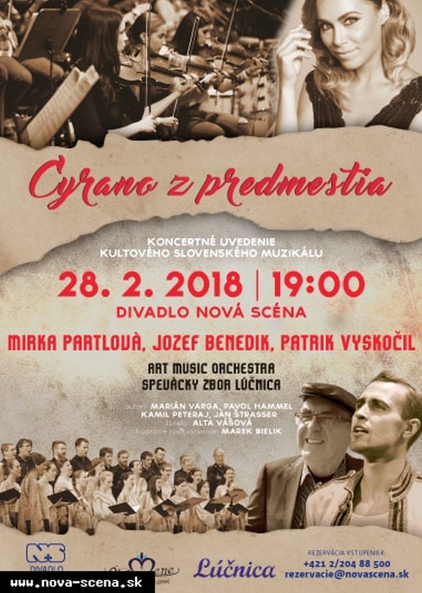 Cyrano z predmestia - Nová scéna 28.2.2018