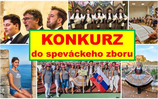 KONKURZ DO SPEVÁCKEHO ZBORU